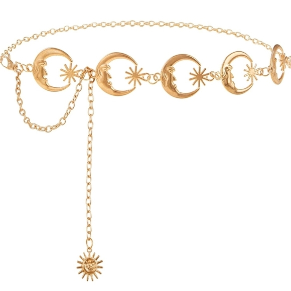 Gold Moon Belt / Belly Chain - Picture 2 of 5